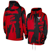 Nike Chicago Bulls Courtside Club Premium Woven Full-Zip Hooded Jacket
