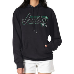 Starter Women's Groovy Script Pullover Hoodie - New York Jets Hoodies