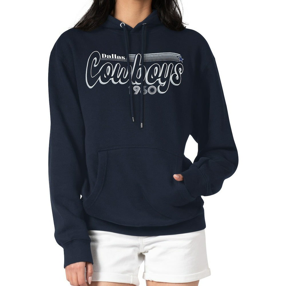 Starter Women's Groovy Script Pullover Hoodie - Dallas Cowboys Hoodies
