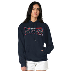 Starter Women's Groovy Script Pullover Hoodie - Houston Texans Hoodies
