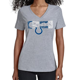Starter Women's Color Shading V-Neck T-Shirt - Indianapolis Colts T-shirts