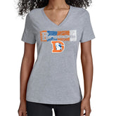 Starter Women's Color Shading V-Neck T-Shirt - Denver Broncos T-shirts