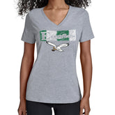 Starter Women's Color Shading V-Neck T-Shirt - Philadelphia Eagles T-shirts