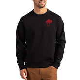 Cutter & Buck Throwback Roam Recycled Raglan Pullover Sweatshirt - Buffalo Bills Pullover