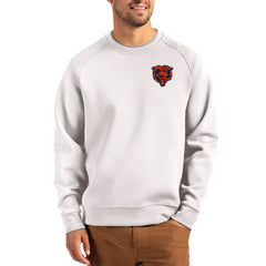 Cutter & Buck Throwback Roam Recycled Raglan Pullover Sweatshirt - Chicago Bears Pullover