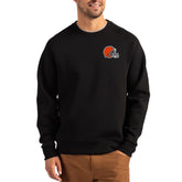 Cutter & Buck Primary Logo Roam Recycled Raglan Pullover Sweatshirt - Cleveland Browns Pullover