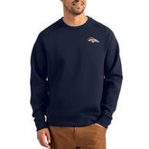 Cutter & Buck Primary Logo Roam Recycled Raglan Pullover Sweatshirt - Denver Broncos Pullover