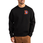 Cutter & Buck Throwback Roam Recycled Raglan Pullover Sweatshirt - Denver Broncos Pullover