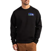 Cutter & Buck Throwback Roam Recycled Raglan Pullover Sweatshirt - Seattle Seahawks Pullover