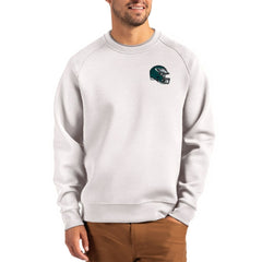 Cutter & Buck Helmet Roam Recycled Raglan Pullover Sweatshirt - Philadelphia Eagles Pullover