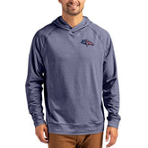 Cutter & Buck Adapt Americana Knit Recycled Raglan Pullover Hoodie - Denver Broncos Hoodies