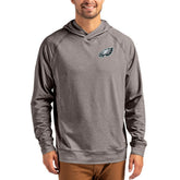 Cutter & Buck Adapt Knit Recycled Raglan Pullover Hoodie - Philadelphia Eagles Hoodies