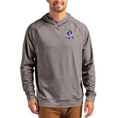 Cutter & Buck Adapt Historic Knit Recycled Raglan Pullover Hoodie - New England Patriots Hoodies