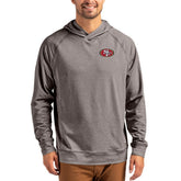 Cutter & Buck Adapt Knit Recycled Raglan Pullover Hoodie - San Francisco 49ers Hoodies