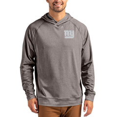 Cutter & Buck Adapt Knit Recycled Raglan Pullover Hoodie - New York Giants Hoodies
