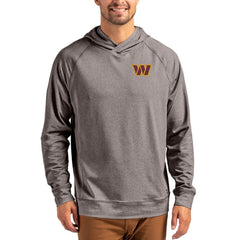 Cutter & Buck Adapt Knit Recycled Raglan Pullover Hoodie - Washington Commanders Hoodies