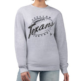 G-III 4Her by Carl Banks Women's Distressed Graphics Fleece Pullover Sweatshirt - Houston Texans Pullover