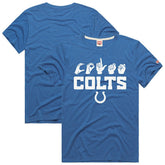 Homage Unisex NFL ASL Collection by Love Sign Tri-Blend T-Shirt - Indianapolis Colts T-shirts