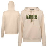 Khaki Seattle Mariners Levelwear Women's Adorn Protect W Pullover Hoodie