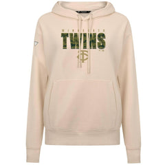 Khaki Minnesota Twins Levelwear Women's Adorn Protect W Pullover Hoodie