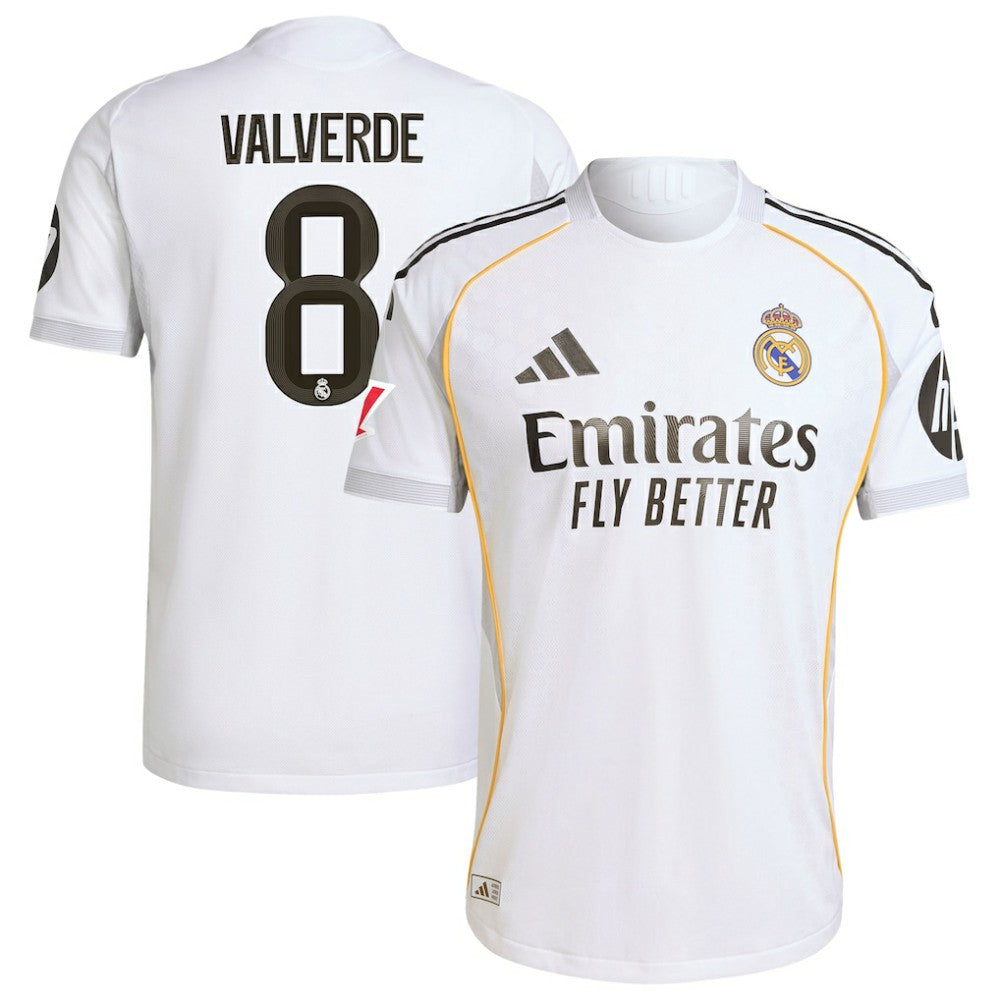 Federico Valverde Real Madrid 2025/26 Home Jersey
