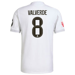 Federico Valverde Real Madrid 2025/26 Home Jersey