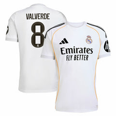 Federico Valverde Real Madrid 2025/26 Home Replica Jersey