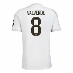Federico Valverde Real Madrid 2025/26 Home Replica Jersey