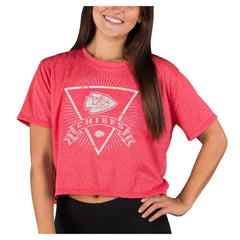 Concepts Sport Women's Quest Knit Crop Top - Kansas City Chiefs Tops