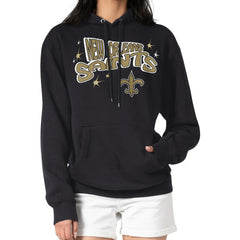 Starter Women's Fireworks Fleece Pullover Hoodie - New Orleans Saints Hoodies