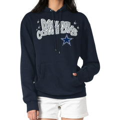 Starter Women's Fireworks Fleece Pullover Hoodie - Dallas Cowboys Hoodies