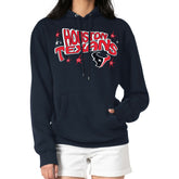Starter Women's Fireworks Fleece Pullover Hoodie - Houston Texans Hoodies