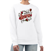 G-III 4Her by Carl Banks Women's Roses Fleece Tri-Blend Pullover Sweatshirt - Cleveland Browns Pullover