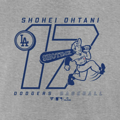 Heather Gray Shohei Ohtani Los Angeles Dodgers Player Graphic T-Shirt