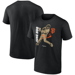 Black Jung Hoo Lee San Francisco Giants Player Graphic T-Shirt