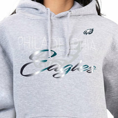 G-III 4Her by Carl Banks Women's Shadow Logo Fleece Pullover Hoodie - Philadelphia Eagles Hoodies