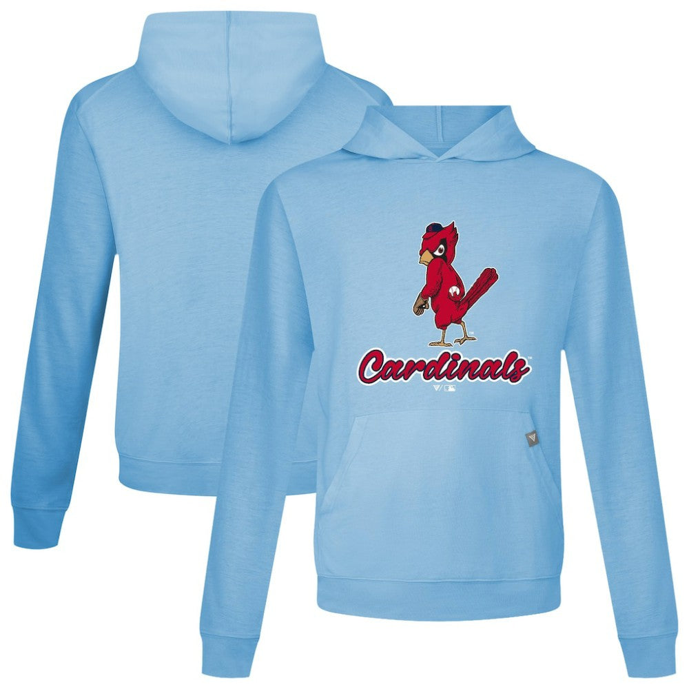 Light Blue St. Louis Cardinals Levelwear Seeing Red Relay Pullover Hoodie