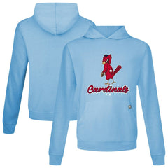 Light Blue St. Louis Cardinals Levelwear Seeing Red Relay Pullover Hoodie