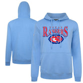 Light Blue Texas Rangers Levelwear Lone Star Podium Pullover Hoodie
