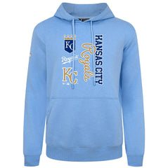 Light Blue Kansas City Royals Levelwear Crown Podium Pullover Hoodie