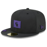 Black Colorado Rockies New Era 2026 Clubhouse 59FIFTY Fitted Hat