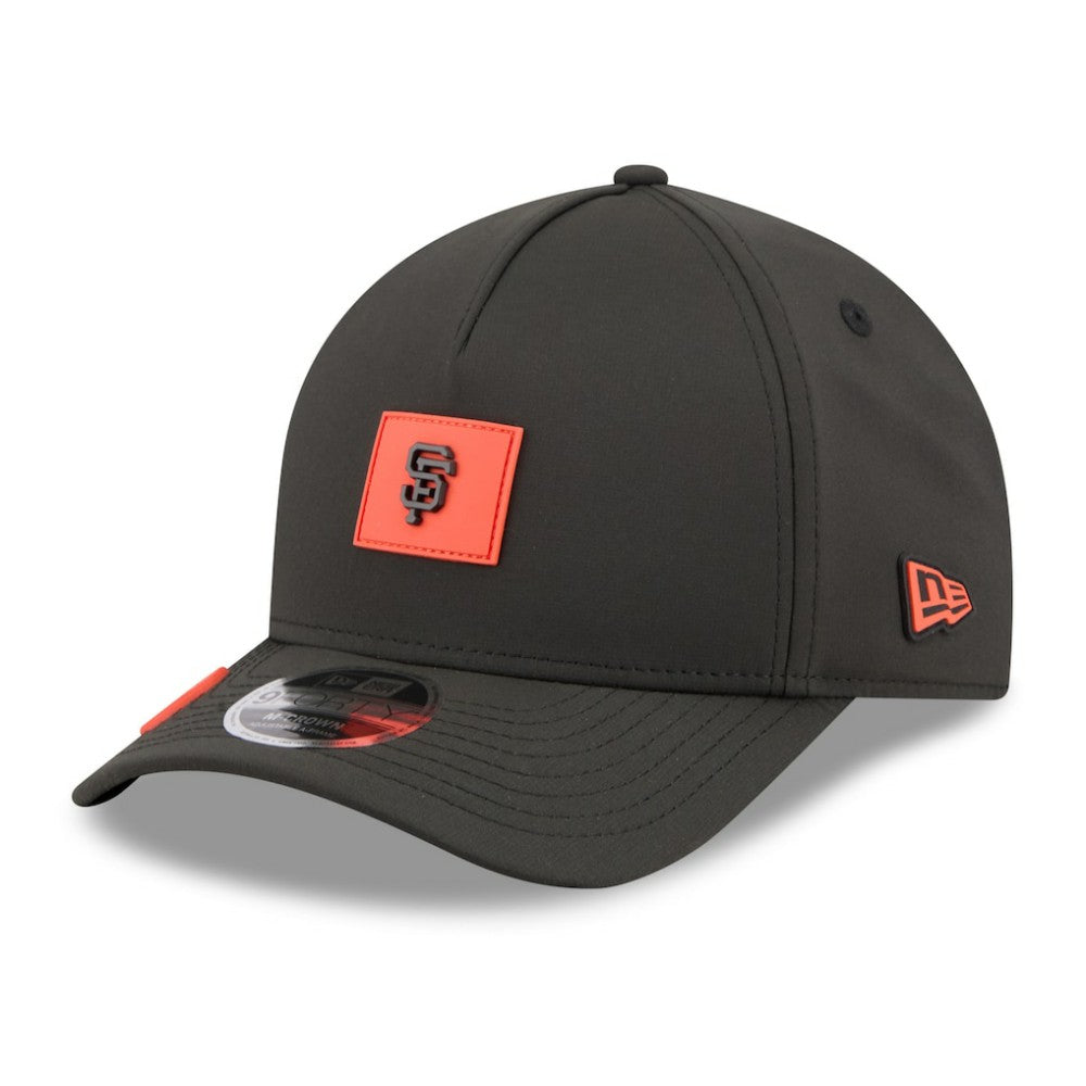 Black San Francisco Giants New Era 2026 Clubhouse 9FORTY A-Frame Adjustable Hat