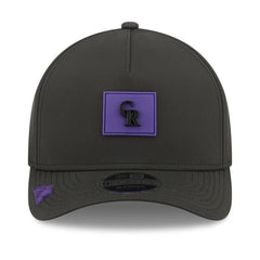 Black Colorado Rockies New Era 2026 Clubhouse 9FORTY A-Frame Adjustable Hat