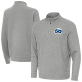 Antigua 50th Season Subtle Quarter-Zip Pullover - Seattle Seahawks Pullover