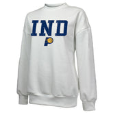 Indiana Pacers Majestic Threads Women's Classic Tri-Blend Pullover Sweatshirt