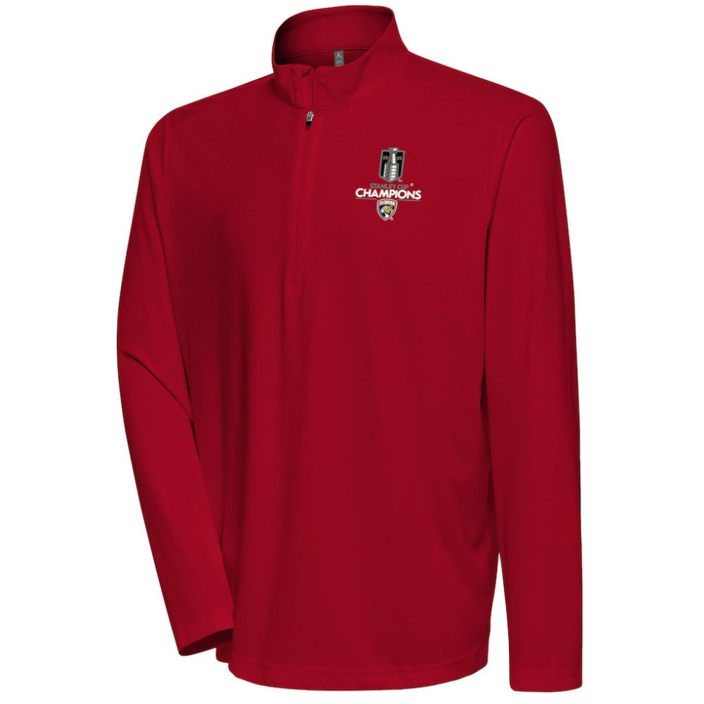 NHL Florida Panthers Fanatics 2025 Stanley Cup Champions Flex Quarter-Zip Pullover