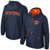 New York Knicks Stadium Essentials Unisex Compete Quarter-Zip Hoodie Jacket