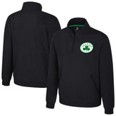 Boston Celtics Stadium Essentials Unisex Varsity Trainer Quarter-Zip Pullover