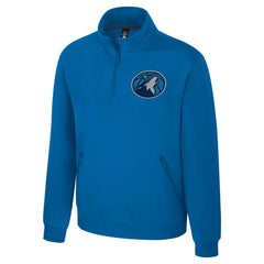 Minnesota Timberwolves Stadium Essentials Unisex Varsity Trainer Quarter-Zip Pullover