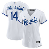 White Jac Caglianone Kansas City Royals Nike Women's Home Replica Jersey